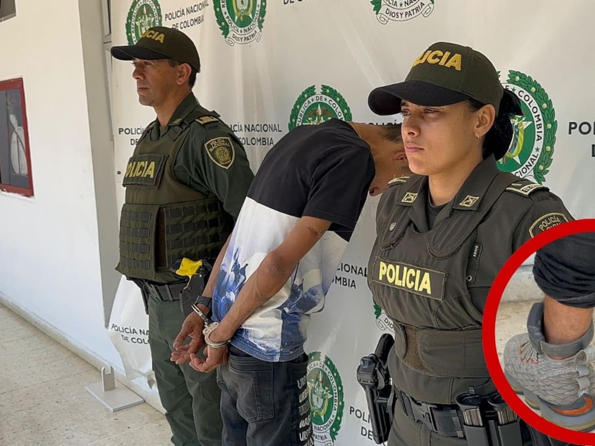 Delincuente con brazalete del Inpec fue capturado en las calles de Bucaramanga
