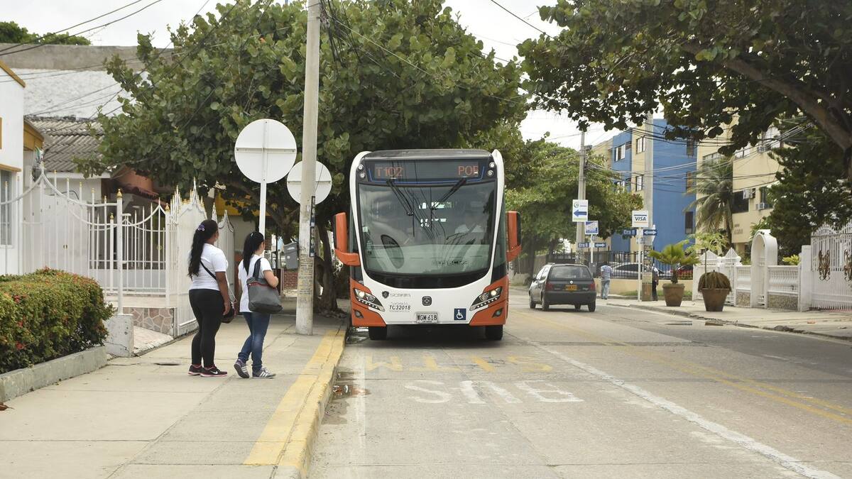 Transcaribe fortalece el recorrido de la ruta T102 Portal – Crespo: conoce los cambios