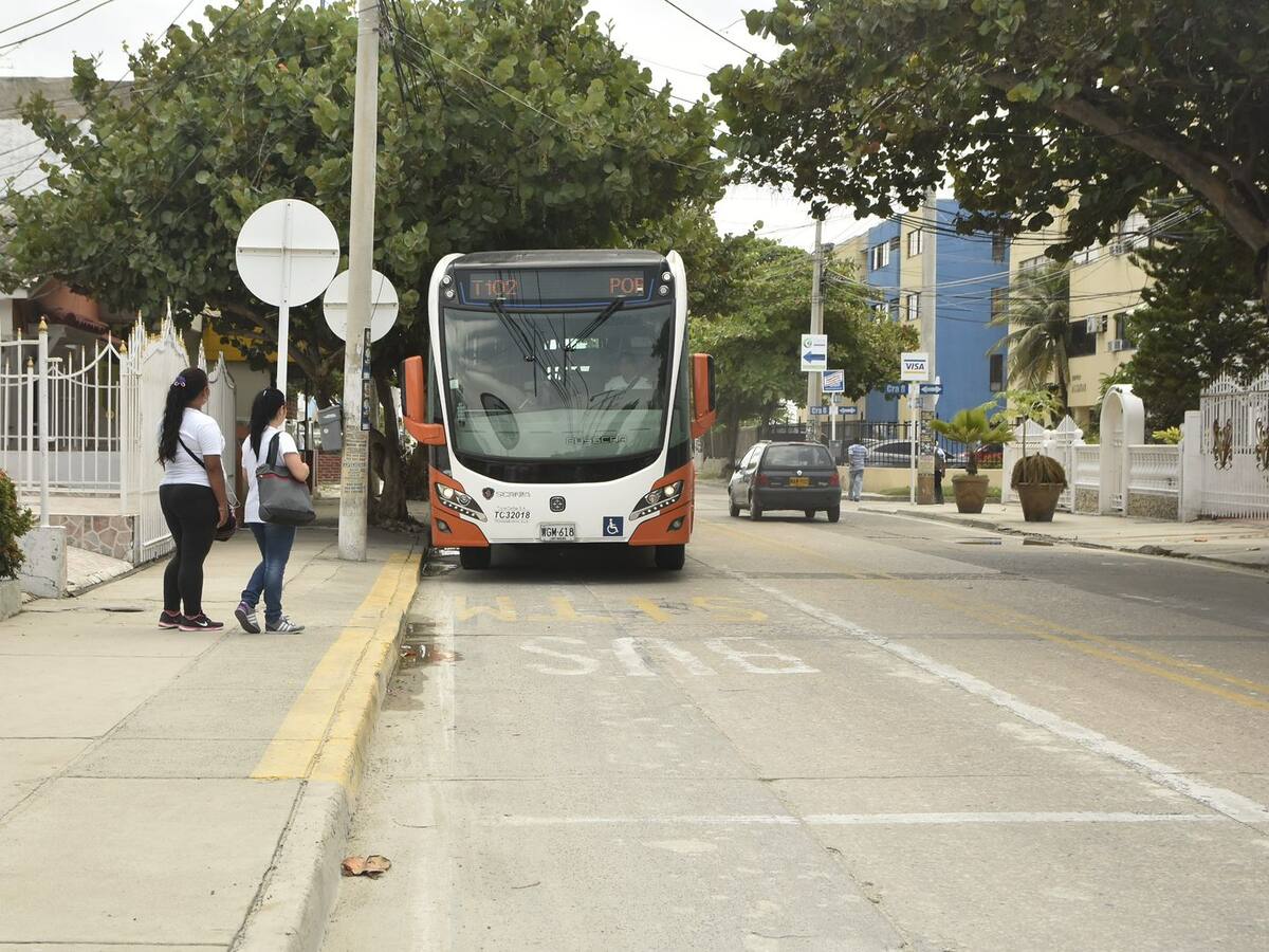 Transcaribe fortalece el recorrido de la ruta T102 Portal – Crespo: conoce los cambios