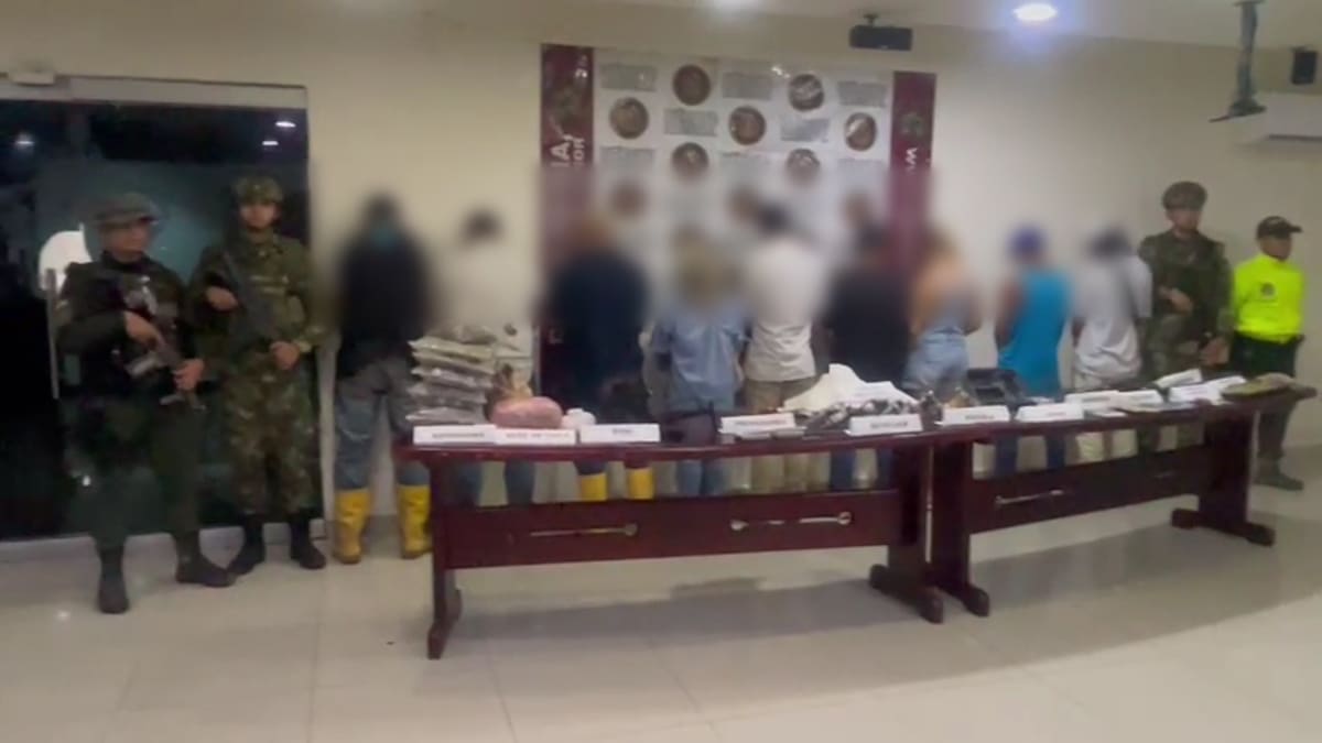 Cayeron ‘Los del Río’ banda dedicada a la venta de estupefacientes