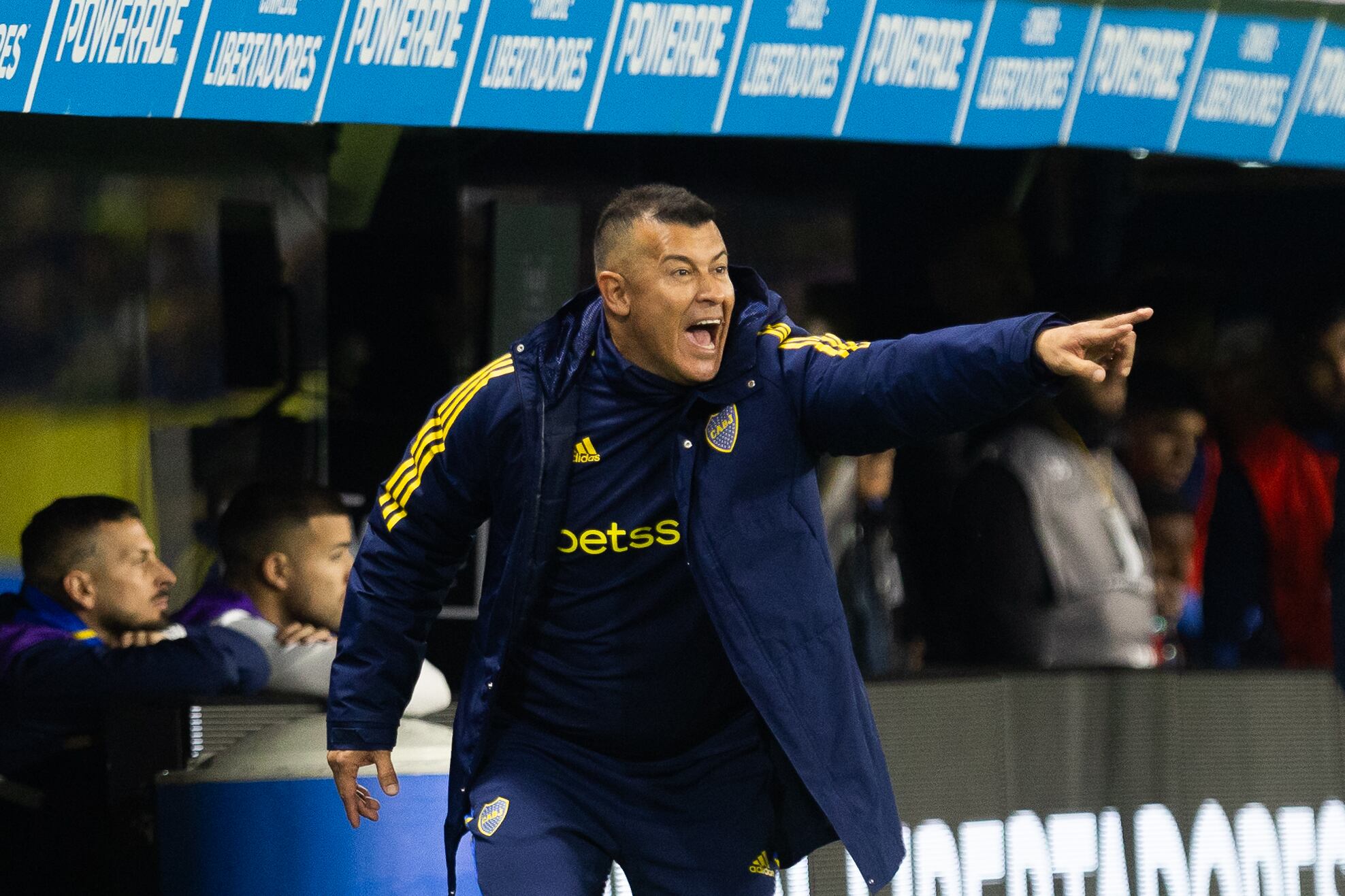 Jorge Almirón drigiendo a Boca Juniors en la Copa Lbertadores 2023 (Photo by Matias Baglietto/NurPhoto via Getty Images)