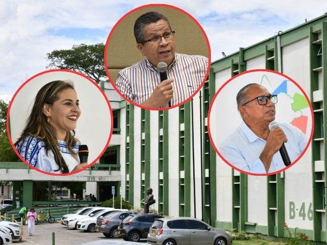 Delia González Lara, Jairo Torres Oviedo y Francisco Torres Hoyos.