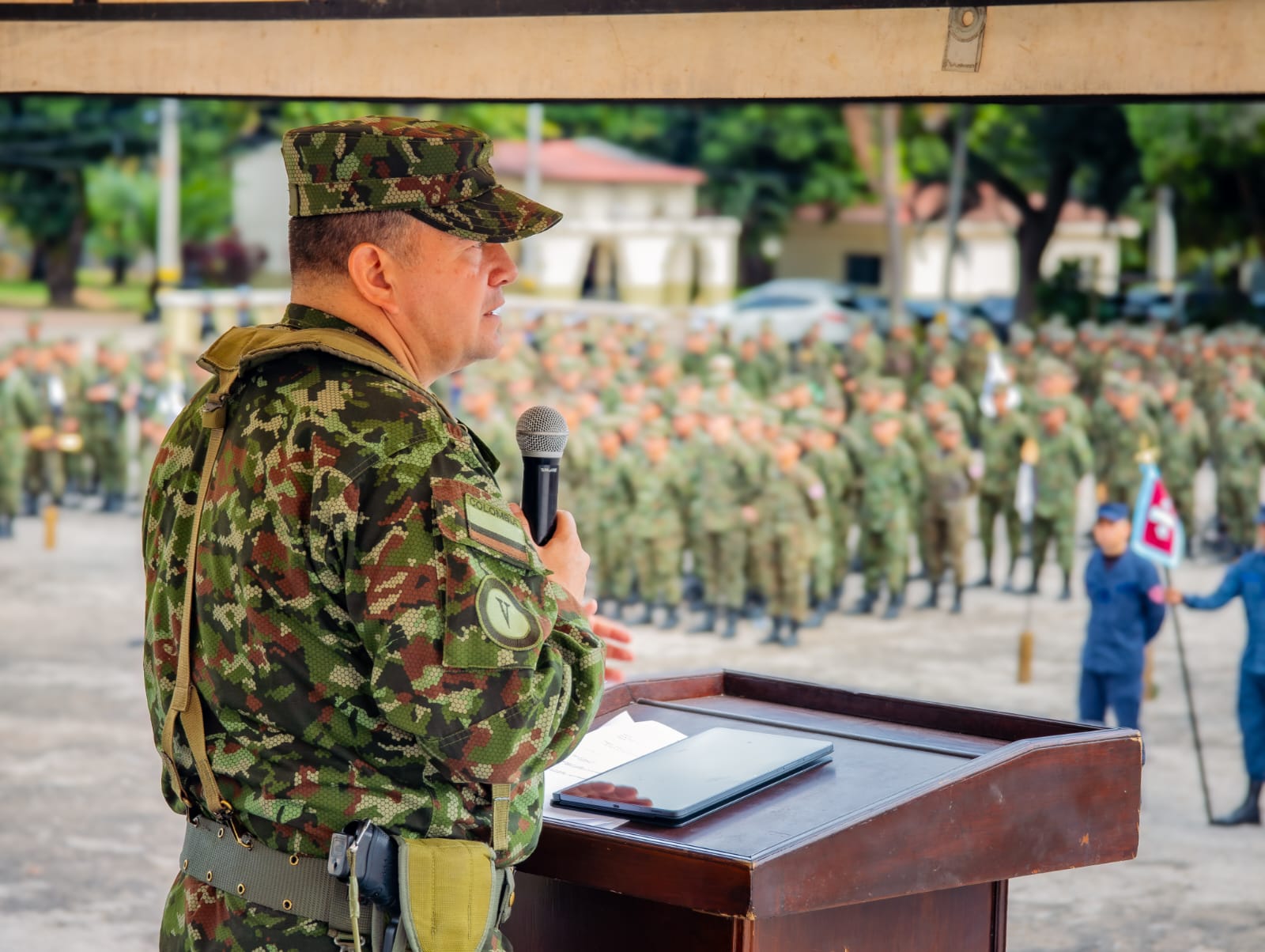 Ejército Nacional desplegó un total de 4940 soldados en el Huila como parte del Plan Democracia. Foto Novena Brigada