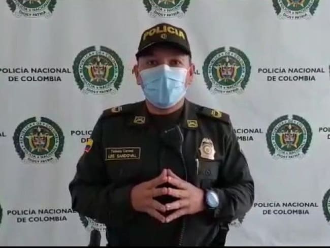 Coronel Luis Sandoval, comandante Operativo de la Policía Metropolitana.