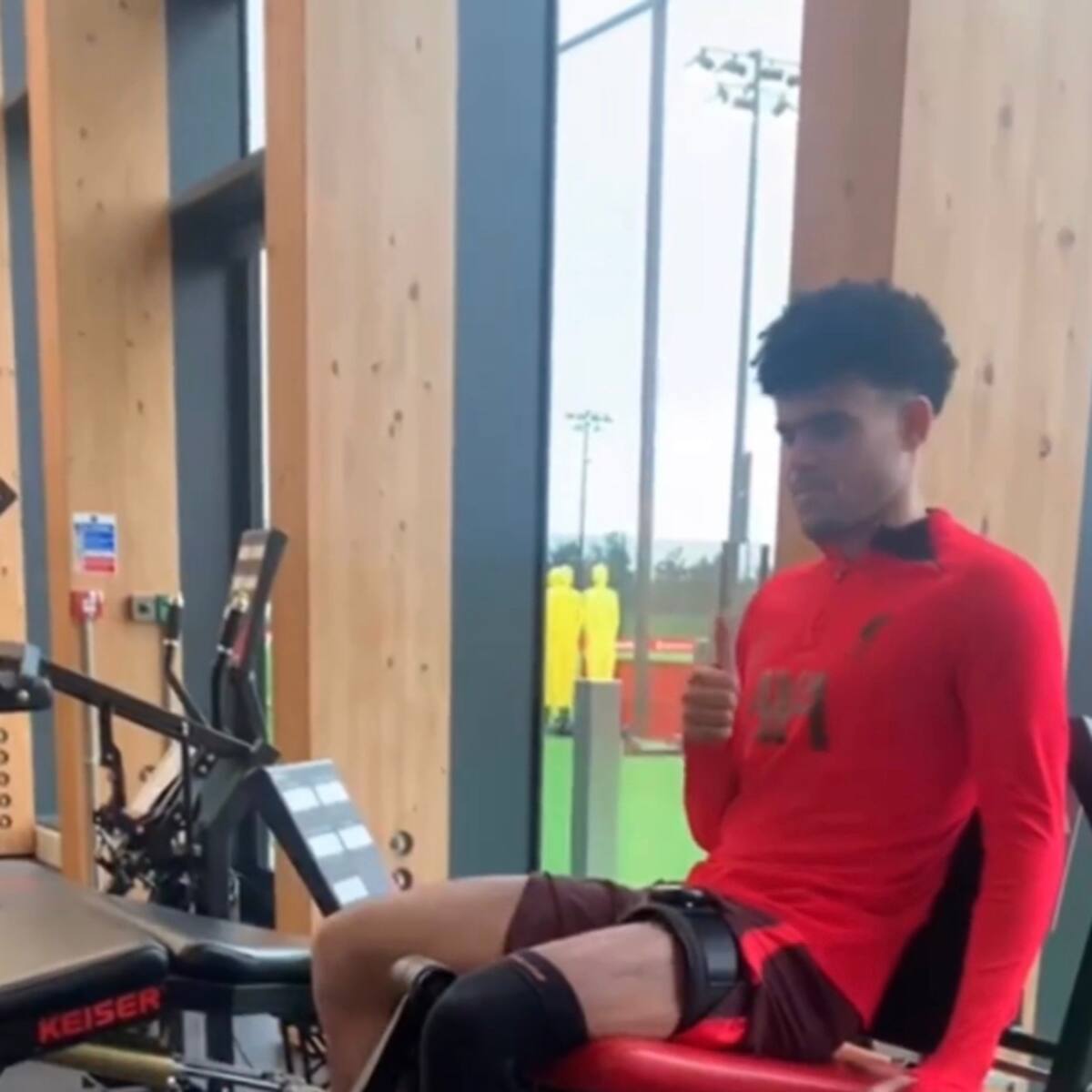 Video: así se entrena Luis Díaz pensando en su regreso a las canchas