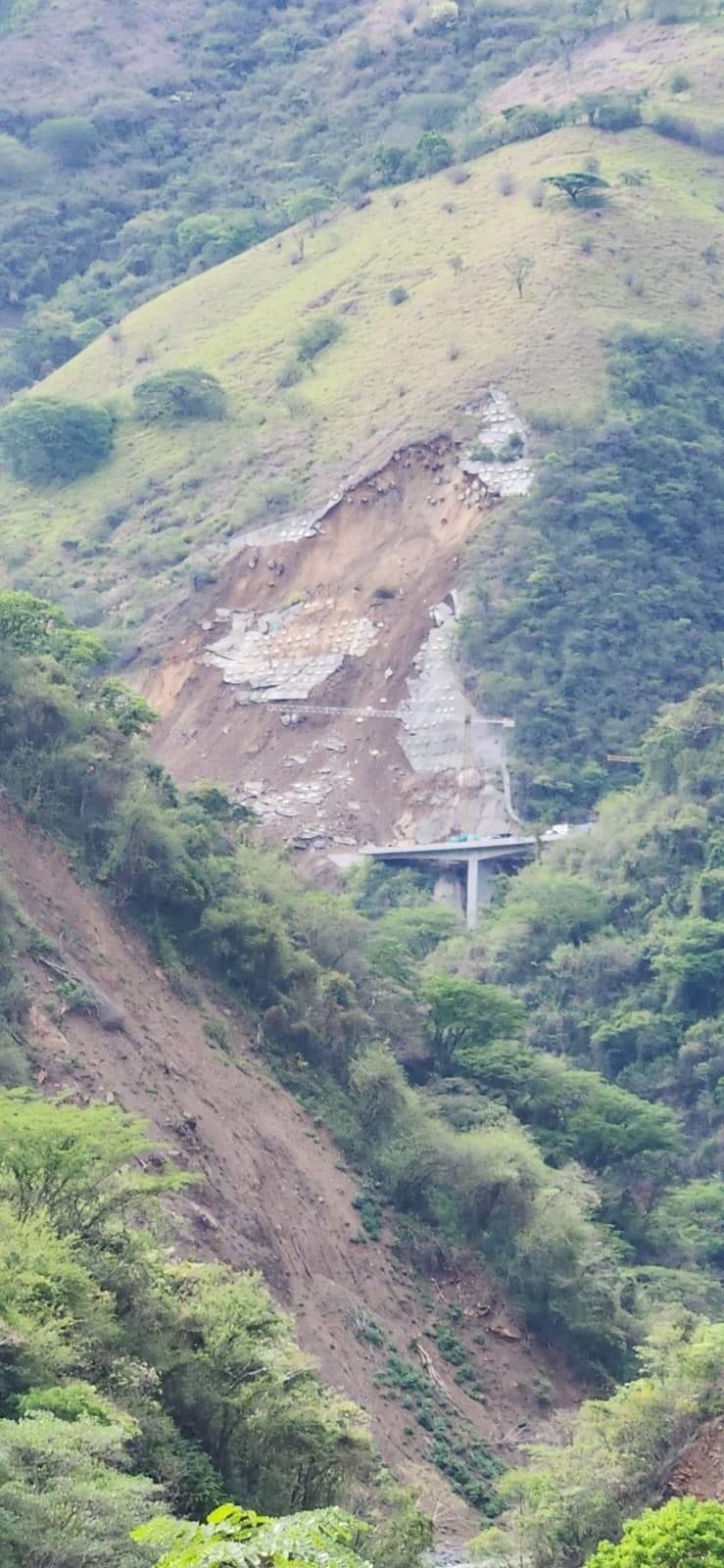 Derrumbe Pacífico 1 Antioquia- foto cortesía