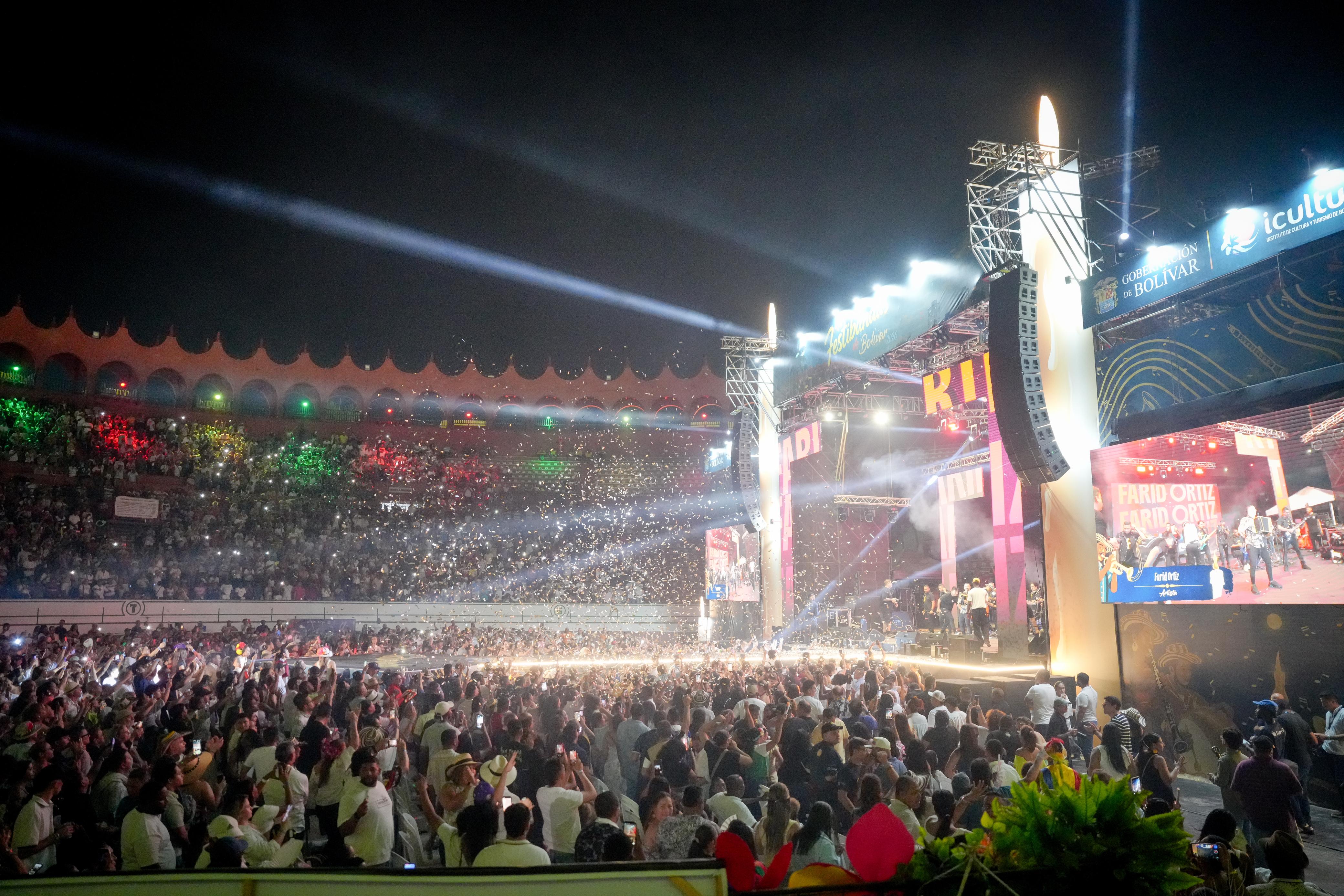 Lleno total en la Plaza de Toros. // Gobernación de Bolívar