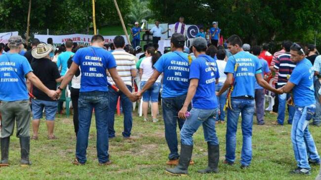 Campesinos del Catatumbo llegaron a Cúcuta para marchar pidiendo que se implementen acuerdos de paz