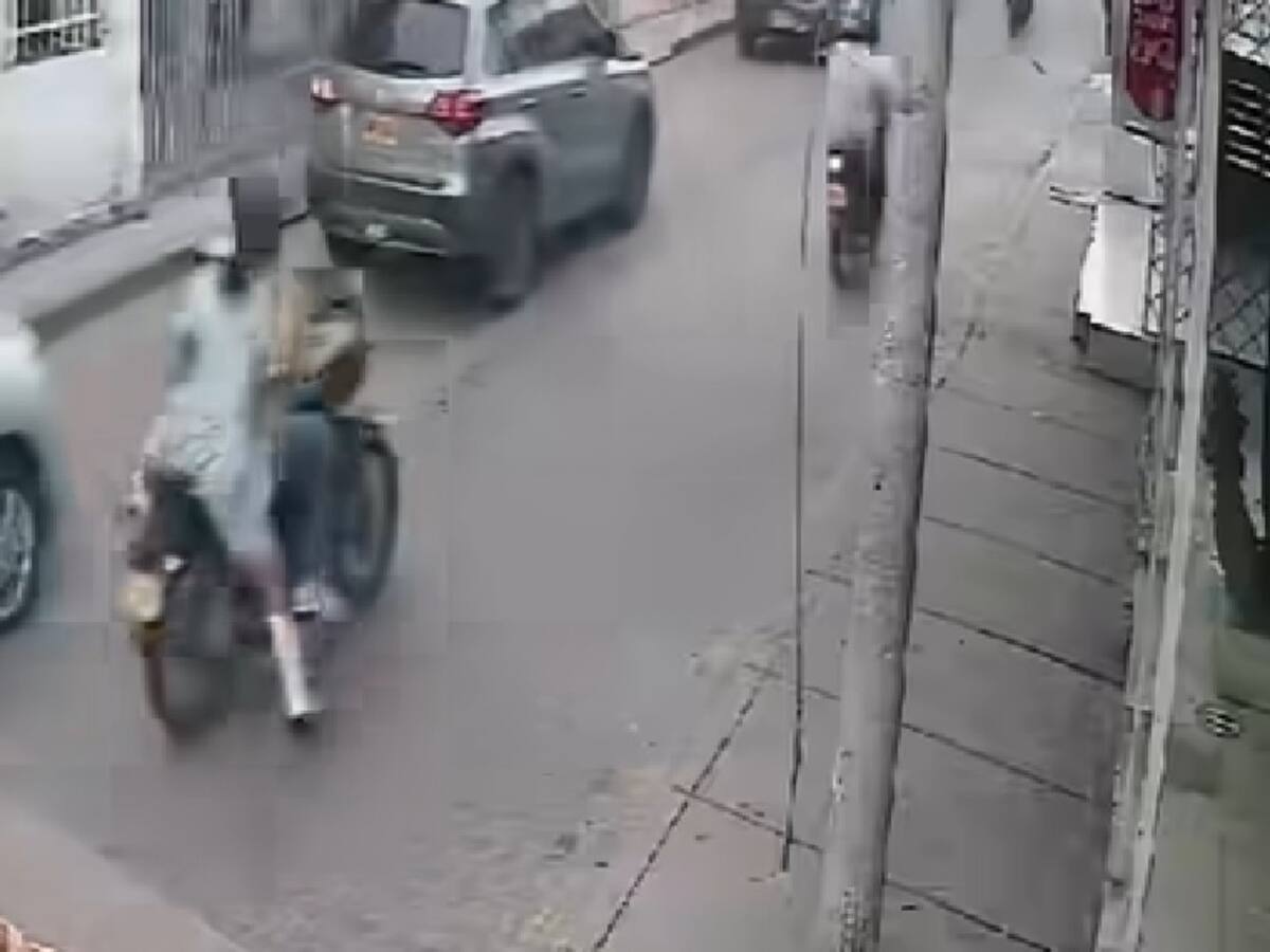 Niña se recupera tras caer de una motocicleta en Blas de Lezo: no era secuestro