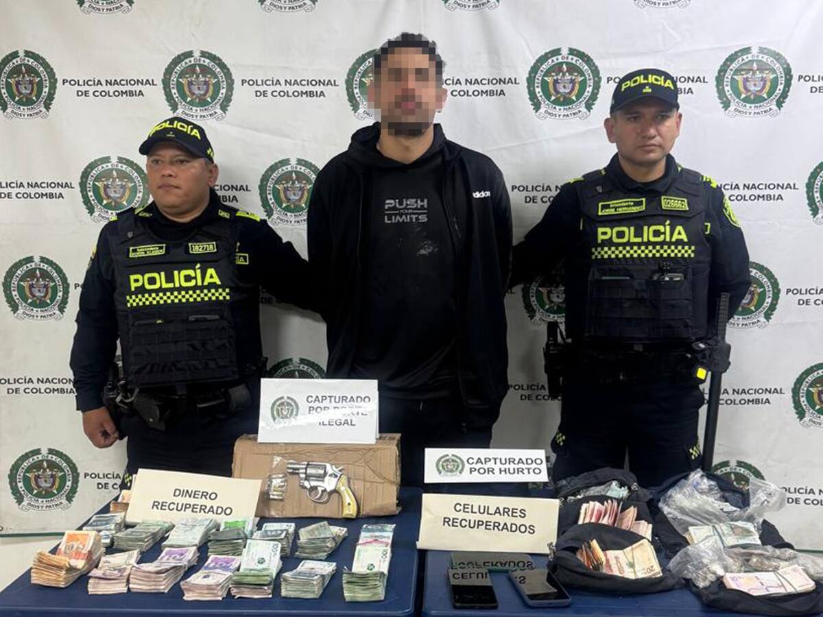 Policía frustró millonario robo en local comercial de Caldas: tres personas fueron capturadas