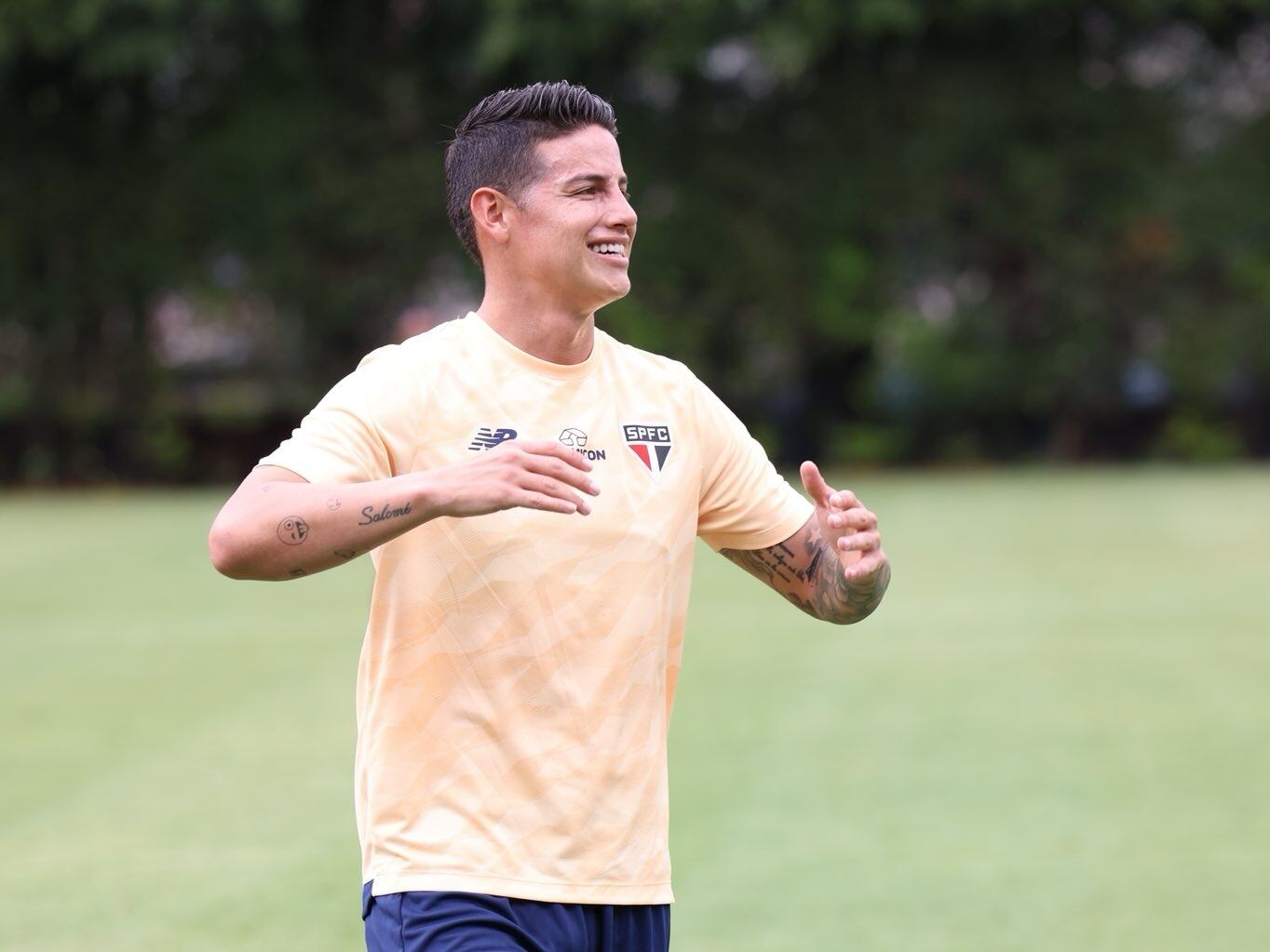 James Rodríguez, volante de Sao Paulo / Sao Paulo.