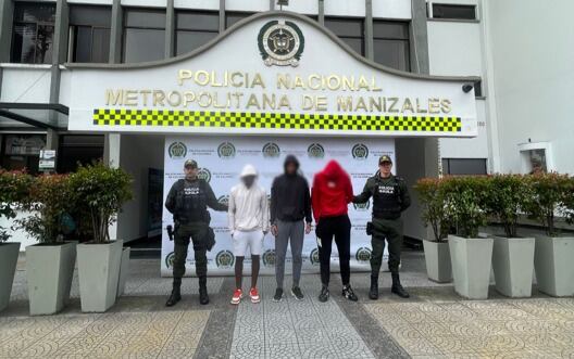 Fotografía suministrada por la Policía Metropolitana de Manizales