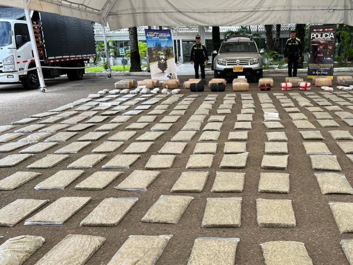 Incautan más 573 kilos de marihuana en la vía Neiva – Rivera
