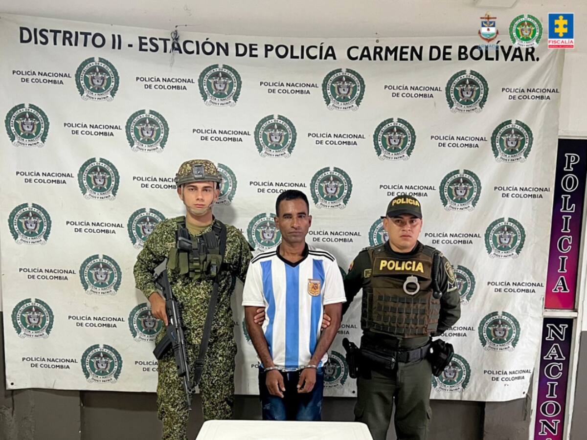 A la cárcel presunto sicario que habría asesinado a adulto mayor en Córdoba, Bolívar