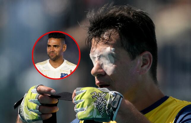 Jhon González, conocido como el 'Falcao ciego'