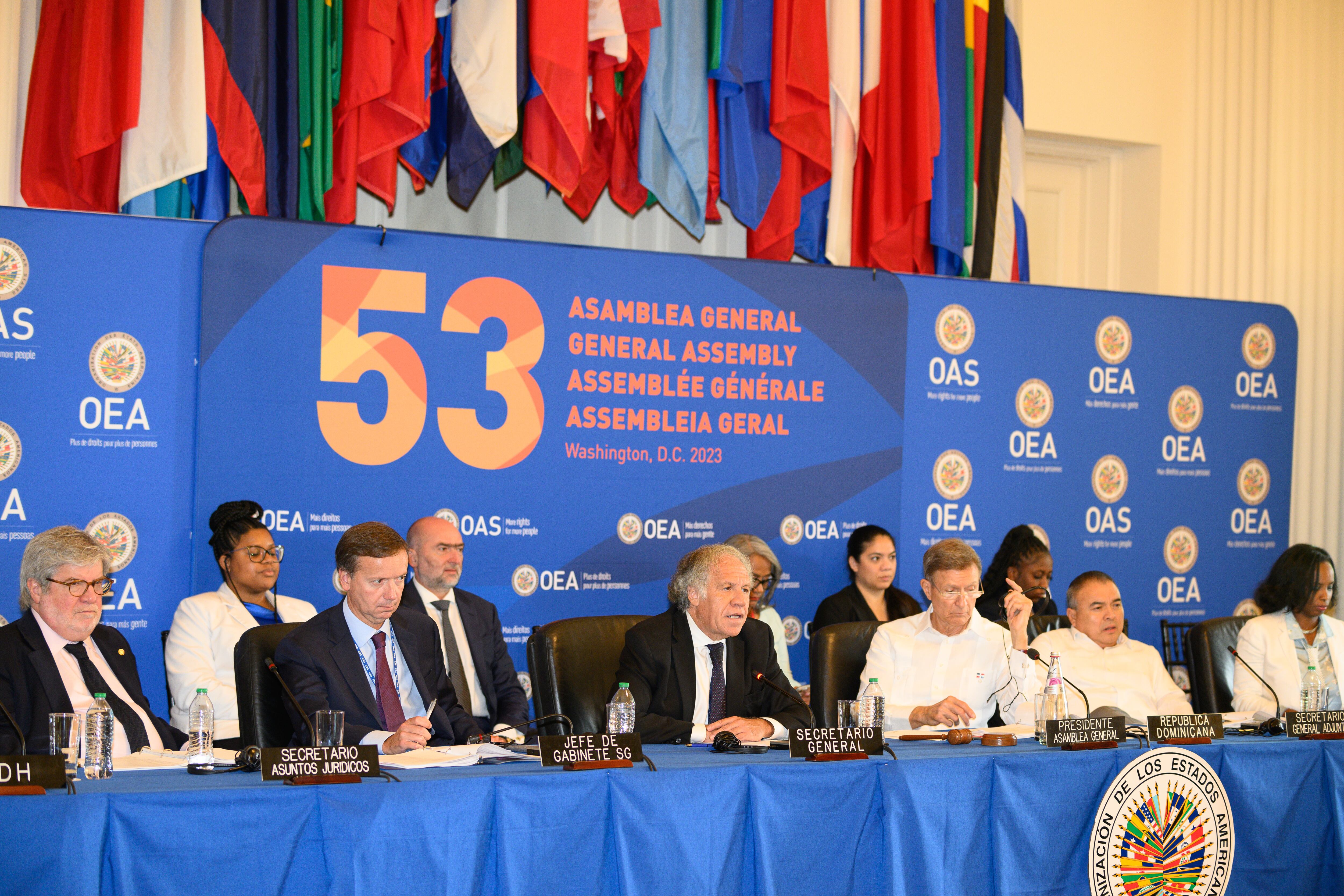 OEA aprueba resolución propuesta por Colombia para la protección de niños migrantes en la región. Foto: Juan Manuel Herrera/OAS