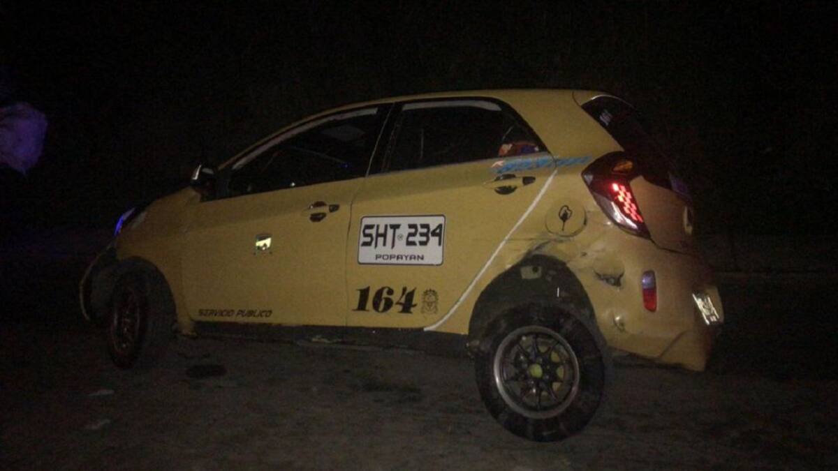 Accidente de tránsito dejó dos personas heridas en Popayán