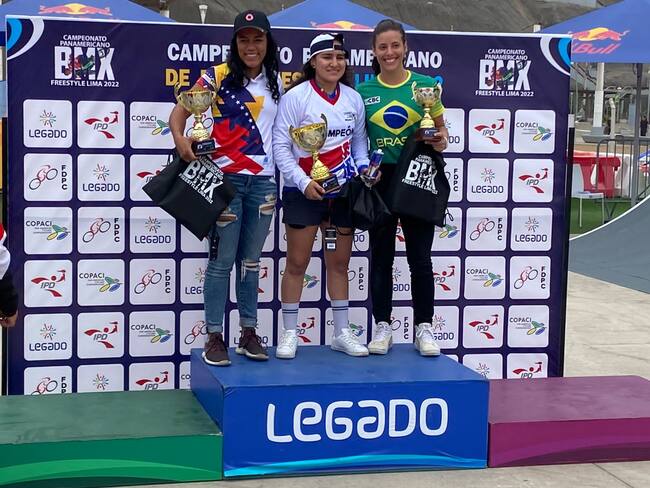 La vallecaucana Lizsurley Villegas, campeona panamericana de BMX Freestyle