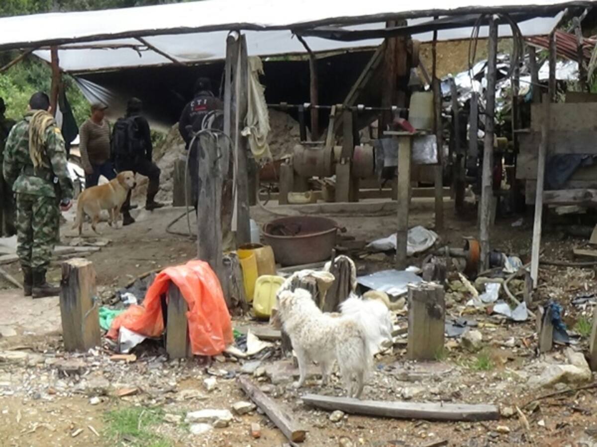 Desmantelan mina ilegal de oro en zona rural de Ibagué