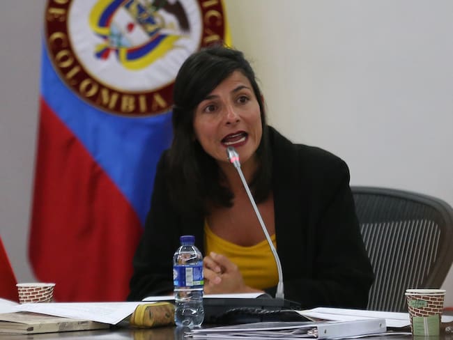 La ministra de Minas, Irene Velez, acude al Congreso para enfrentar la moción de censura (Colprensa)