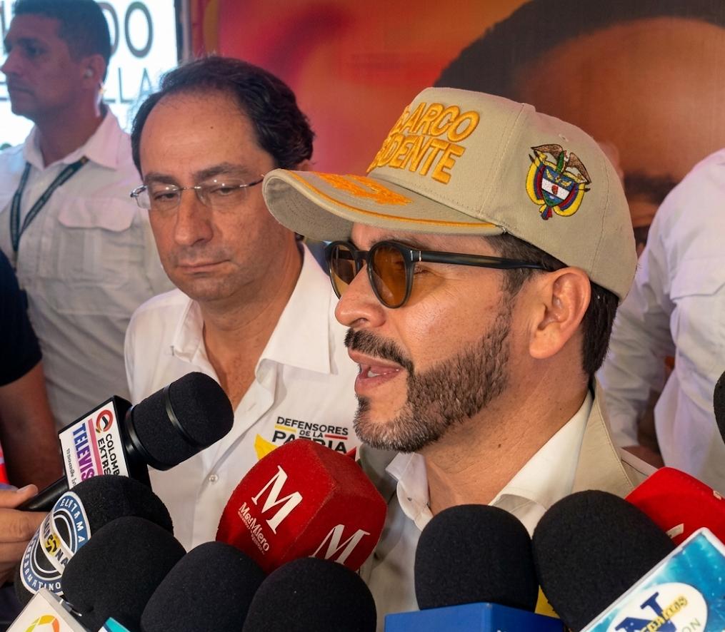 Abelardo De La Espriella en Popayán. Crédito: Suministrada.