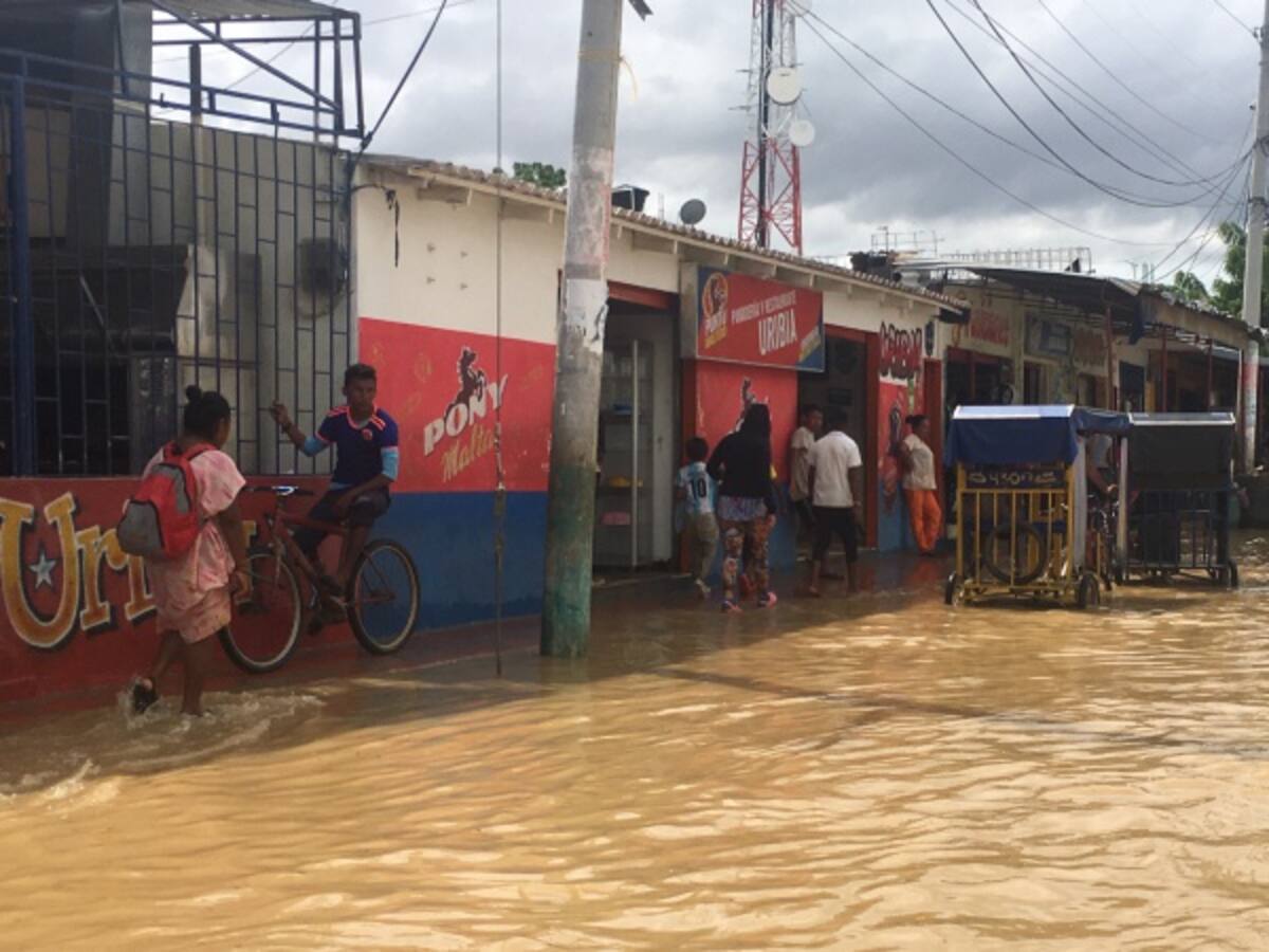 Más de 3.400 familias damnificadas por el invierno en La Guajira
