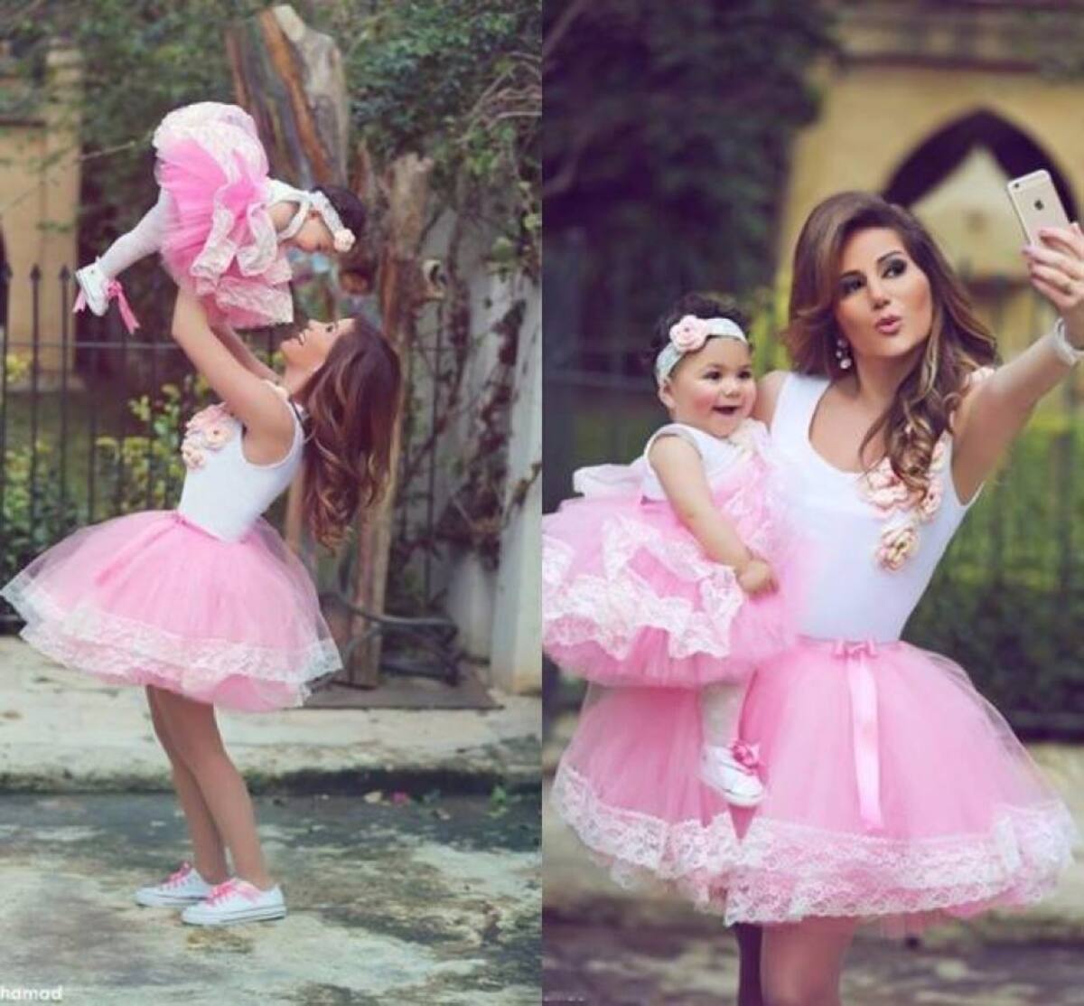 Una serie de imágenes refleja la ternura de uno de los vínculos más importantes del ser humano representado en la forma de vestir.