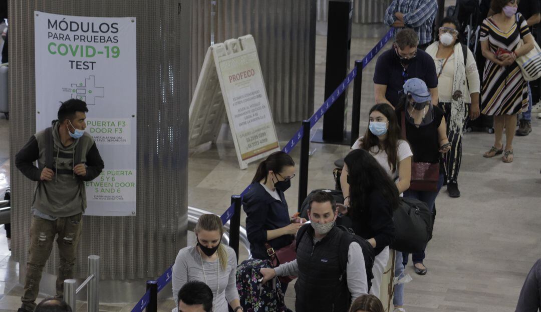 Congestiones en los aeropuertos de México 