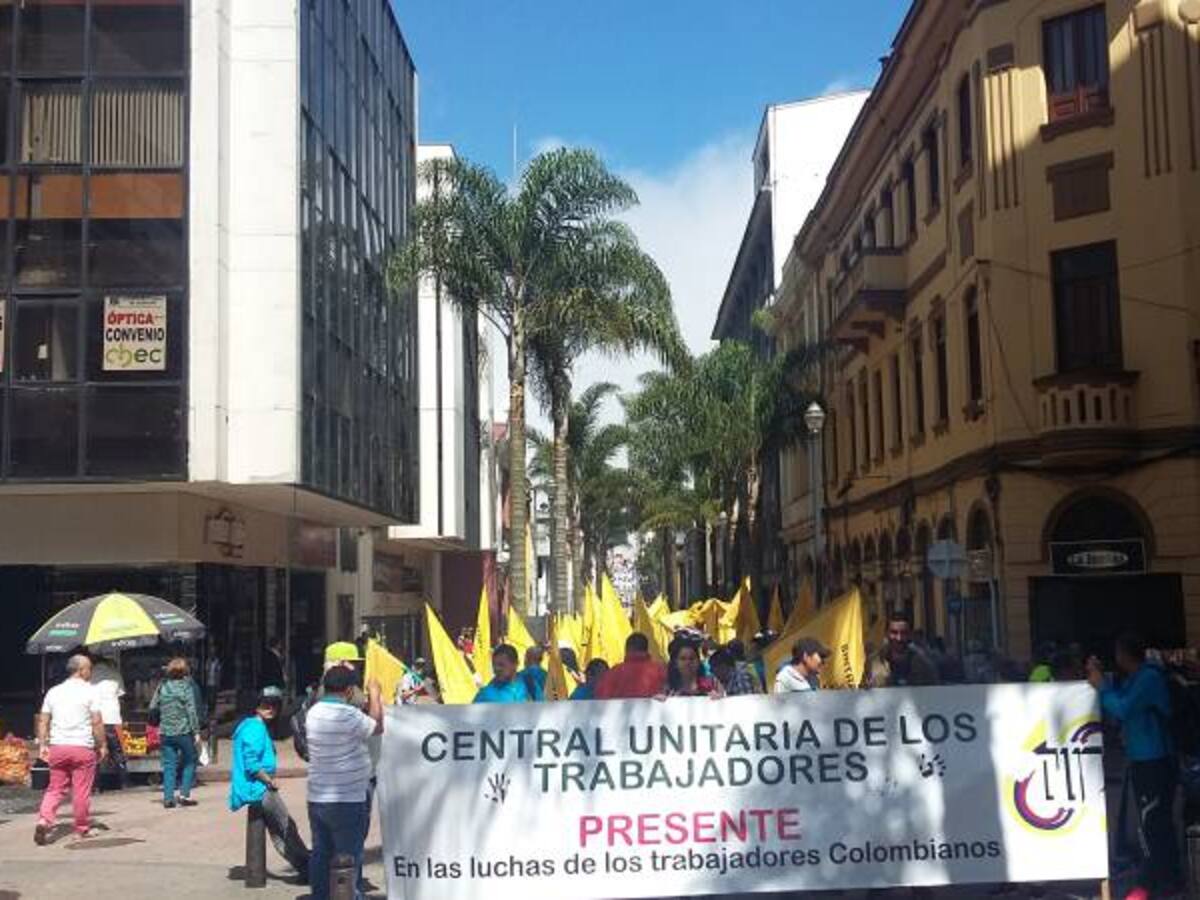 Más 1.200 personas se movilizaron el Día del Trabajo en Manizales