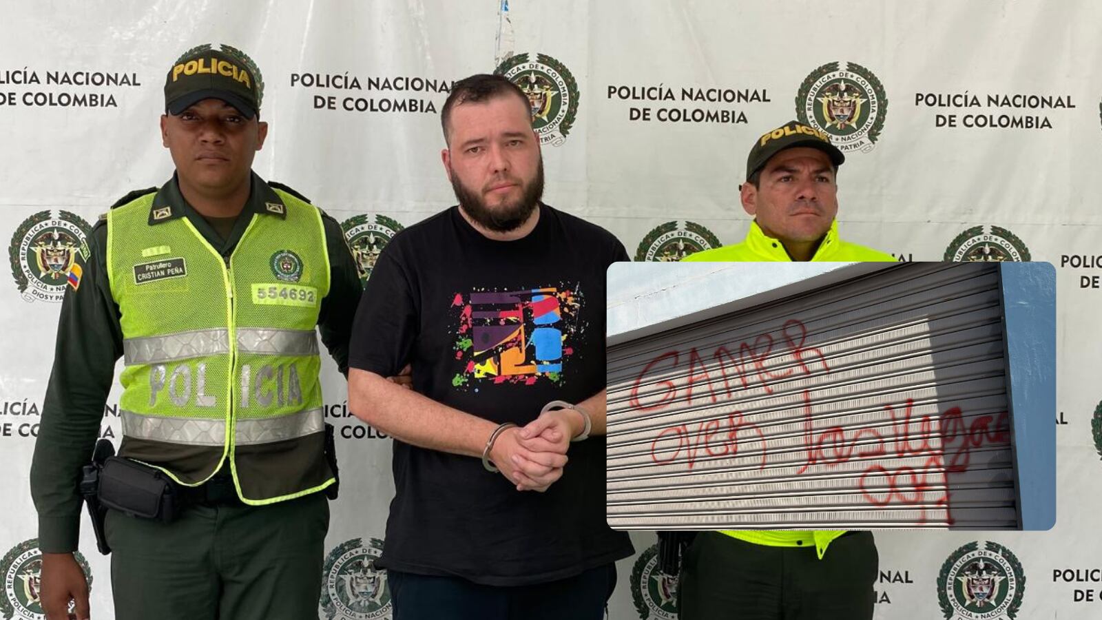 Capturado alias 'Comandante Thomas' en Barranquilla./ Foto: Suministrada y Caracol Radio