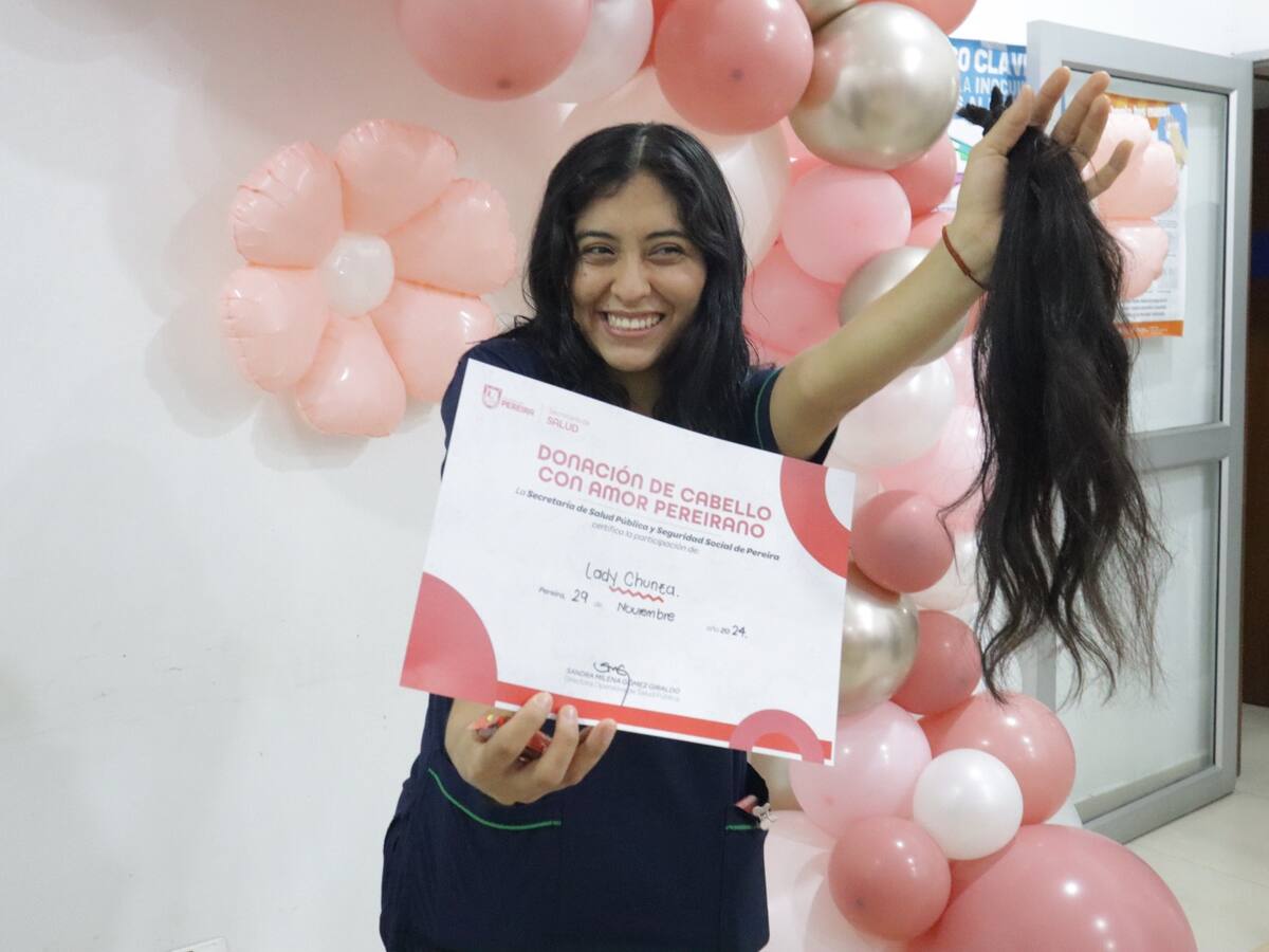 En Pereira 21 personas donaron su cabello para mujeres con tratamientos oncológicos