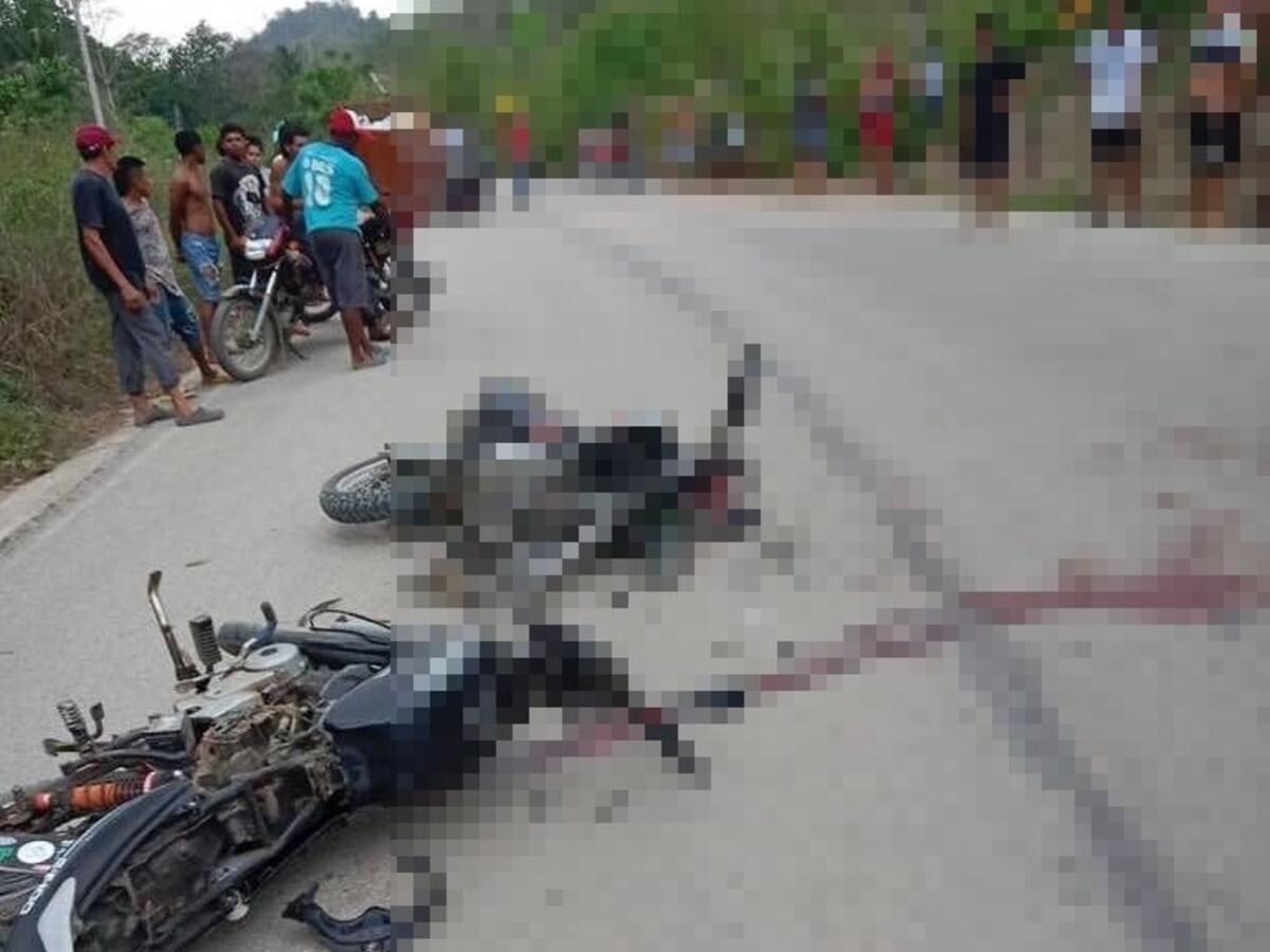 Un muerto y dos heridos dejó accidente en zona rural de El Carmen de Bolívar