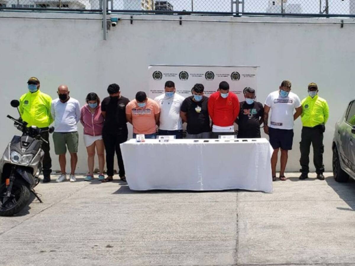 Judicializaron a nueve personas por hurtos informáticos en Cartagena