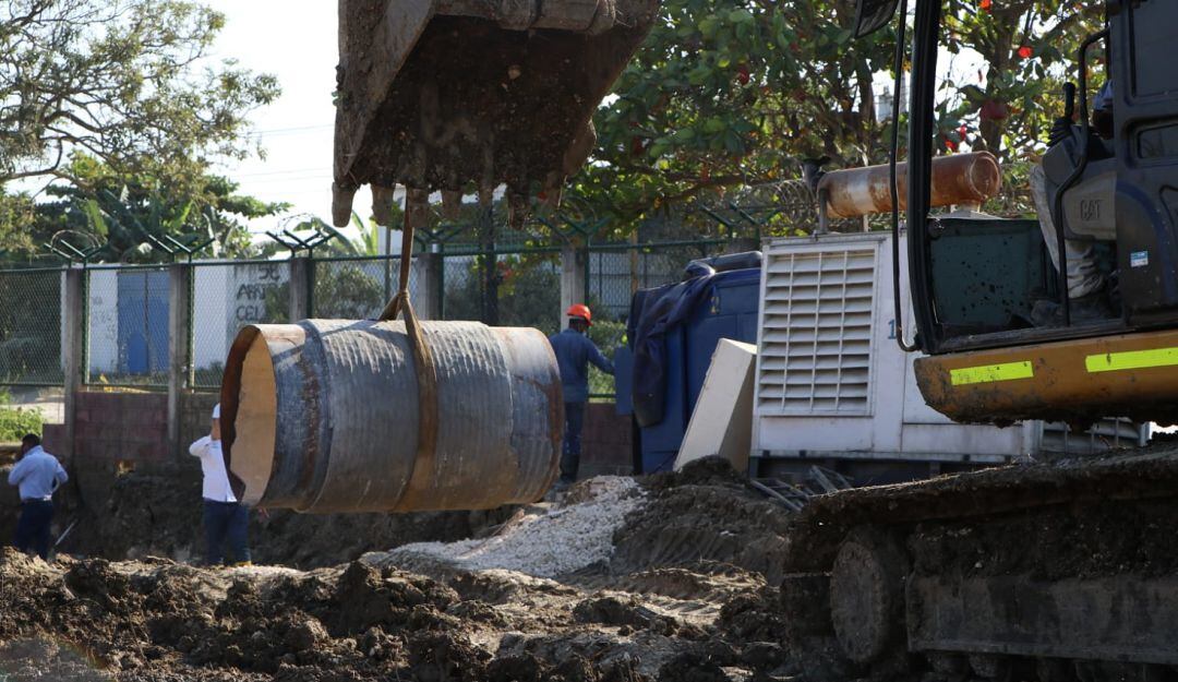Acuacar ya culminó los trabajos y en el transcurso del día llegará el preciado líquido a la totalidad de barrios afectados