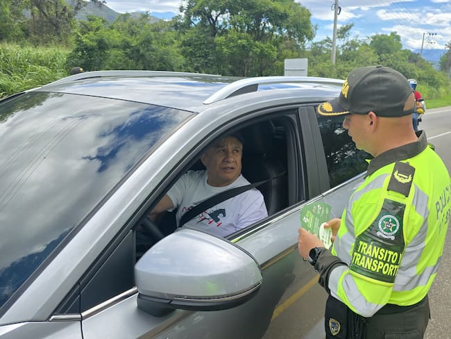 Aumentó el tránsito en las vías de Norte de Santander durante el puente festivo. / Foto: Policía.