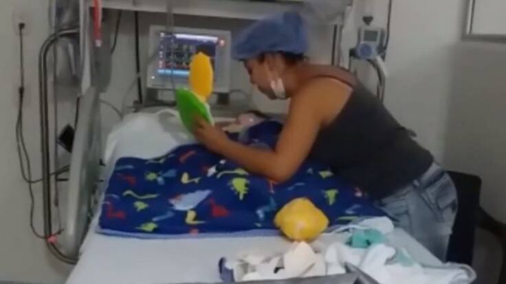 Niño vive en el Hospital Universitario de Santander desde que nació