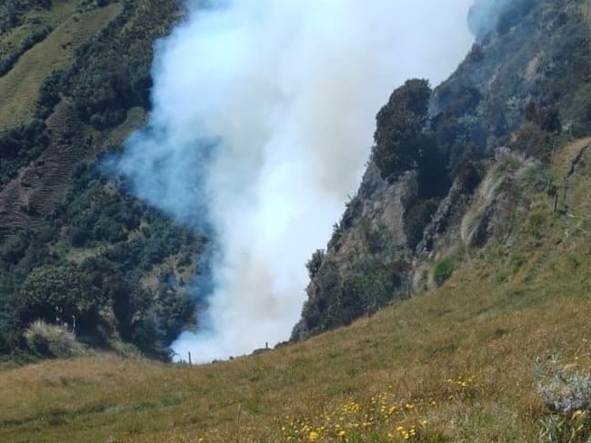 Controlado el incendio en el Parque Nacional Natural de los Nevados