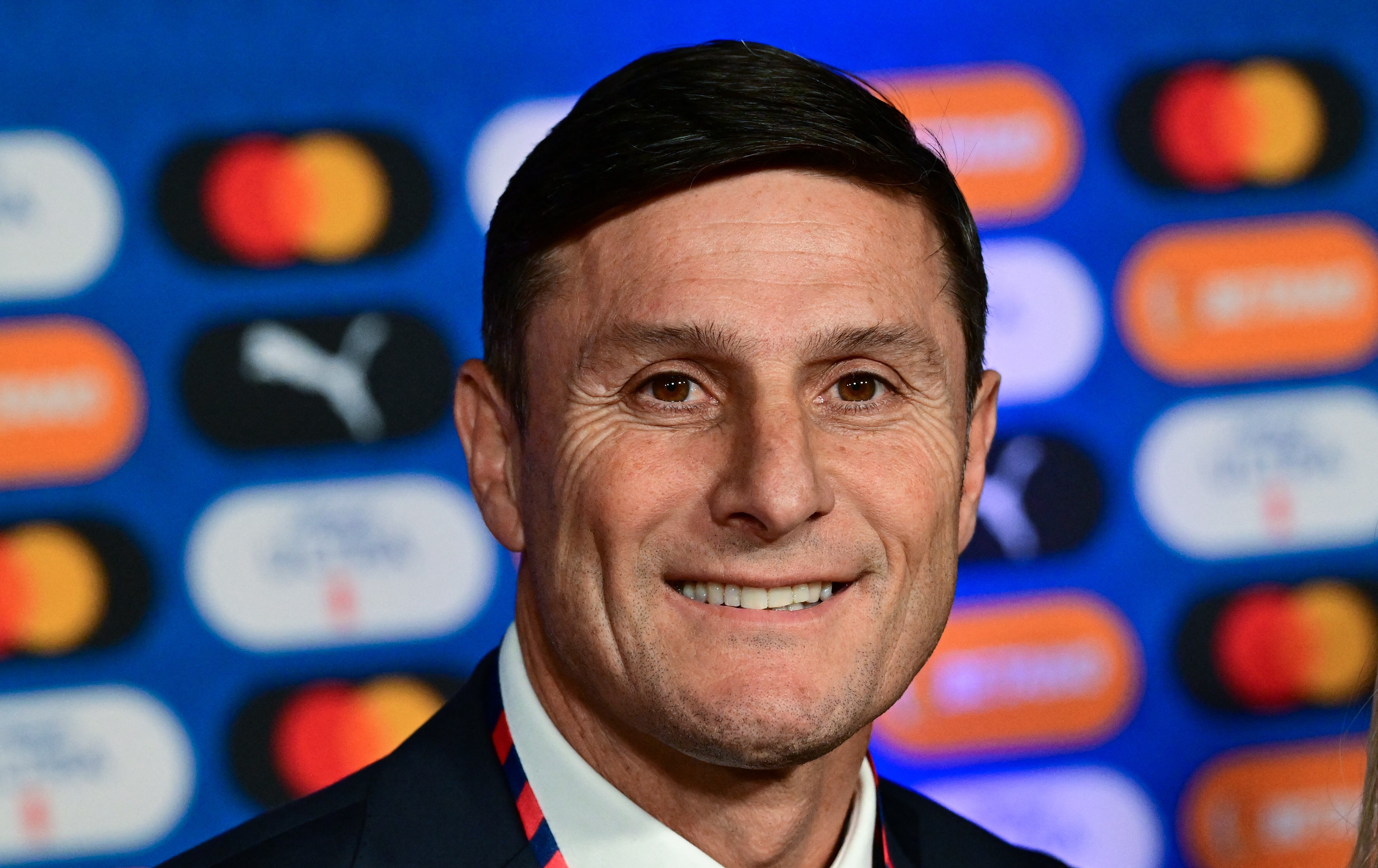 Javier Zanetti, vicepresidente del Inter. (Photo by GIORGIO VIERA / AFP) (Photo by GIORGIO VIERA/AFP via Getty Images)