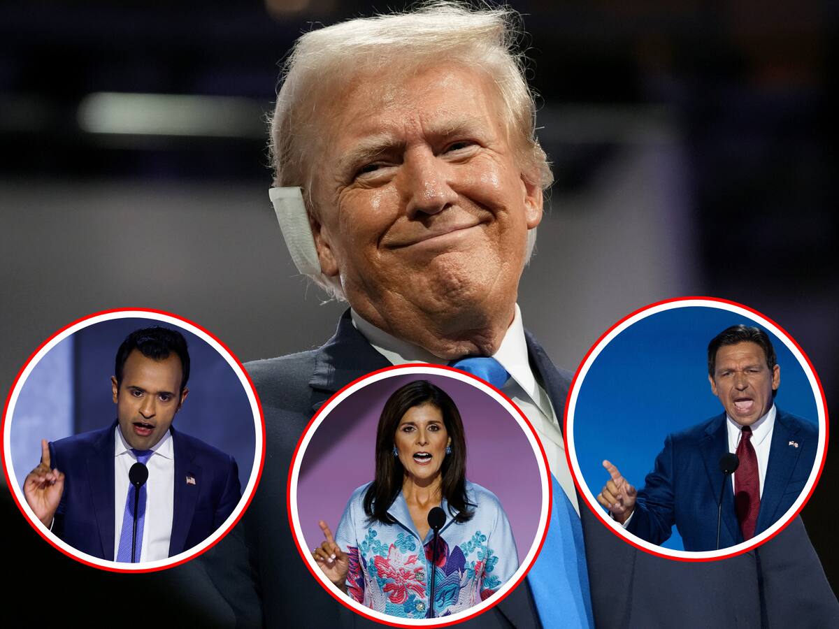 Nikki Haley, Ron DeSantis y Vivek Ramaswamy, excríticos de Trump, ahora piden votar por él