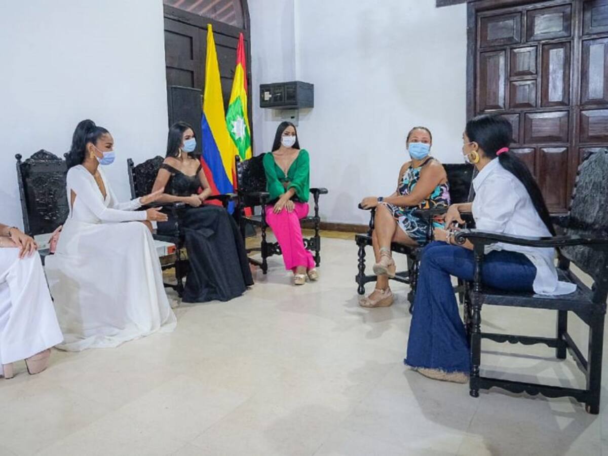 Alcalde Dau se reunió con aspirantes a Señorita Cartagena
