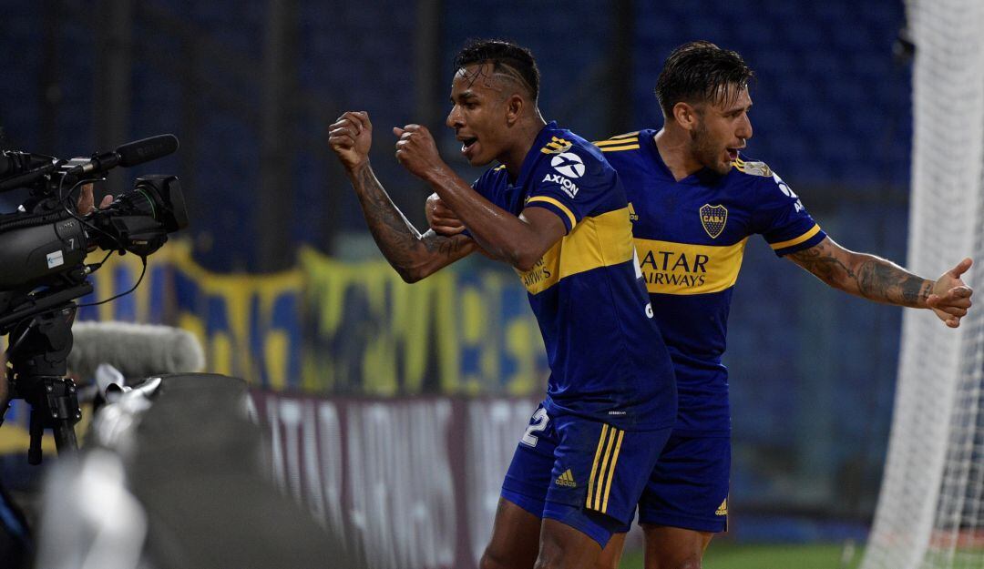 Sebastián Villa en Boca Juniors. 