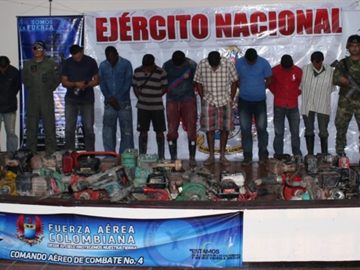 Golpe a minería ilegal se registra en el Huila