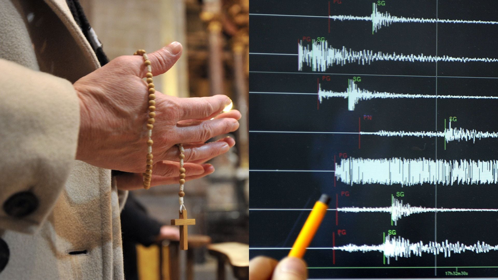 Oración al santo de los terremotos: Foto: Getty Images.