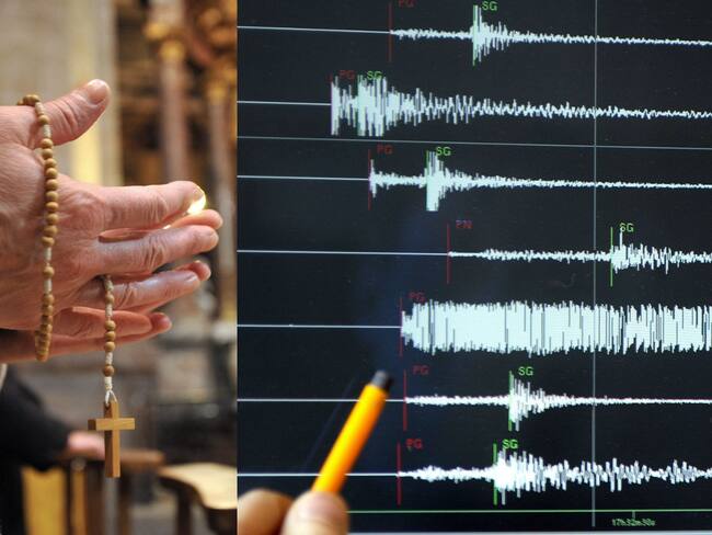 Oración al santo de los terremotos: Foto: Getty Images.