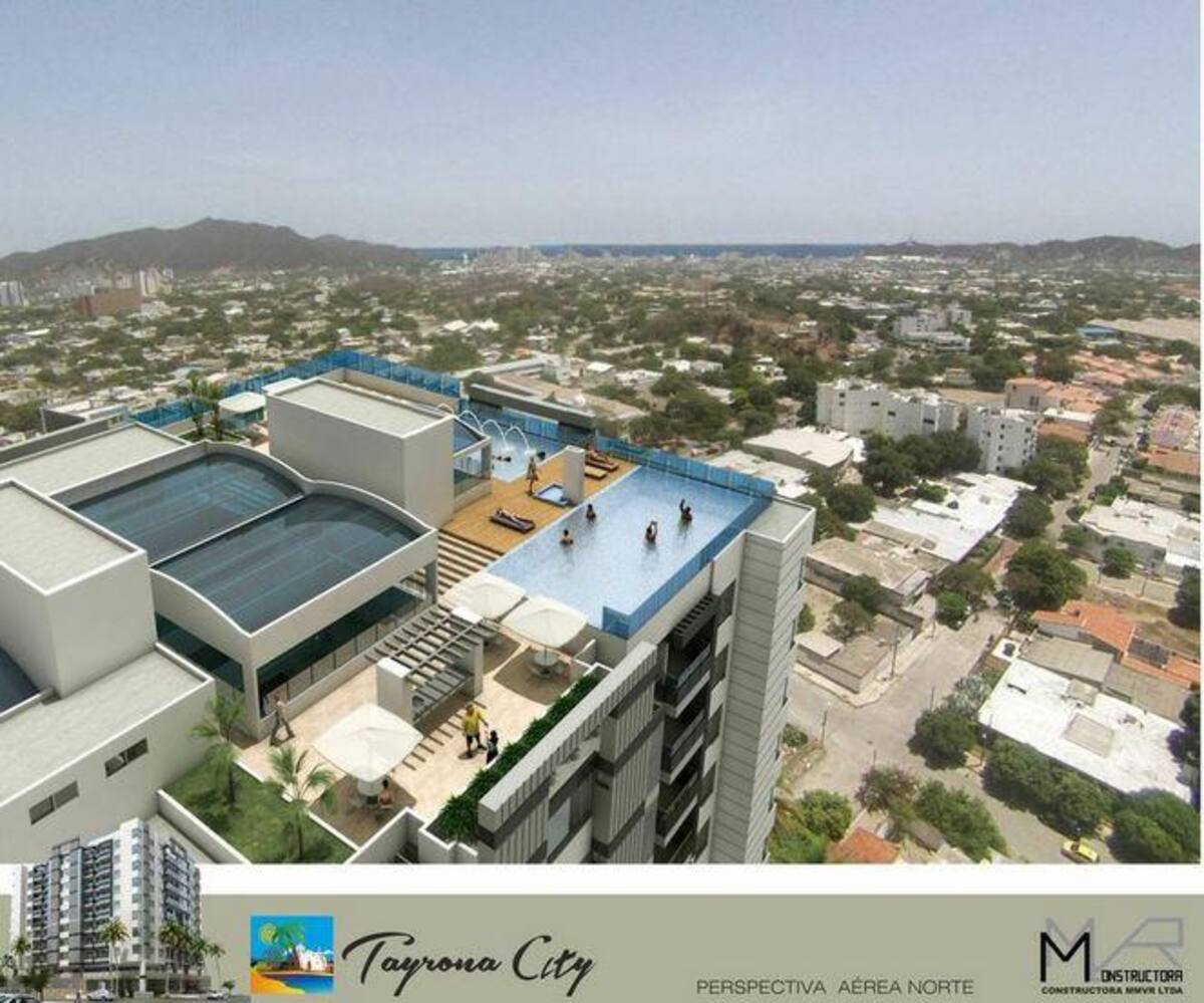 Una torre de 10 pisos para un total de 80 aptos de 1, 2 y 3 alcobas con excelente diseño e iluminación.