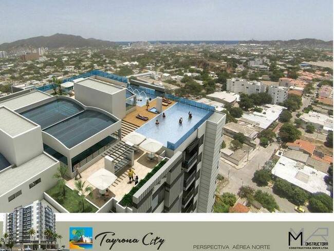 Una torre de 10 pisos para un total de 80 aptos de 1, 2 y 3 alcobas con excelente diseño e iluminación.