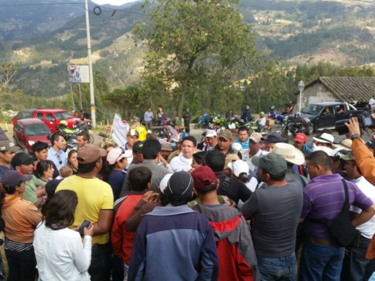 Levantan bloqueo en la vía Sogamoso-Yopal