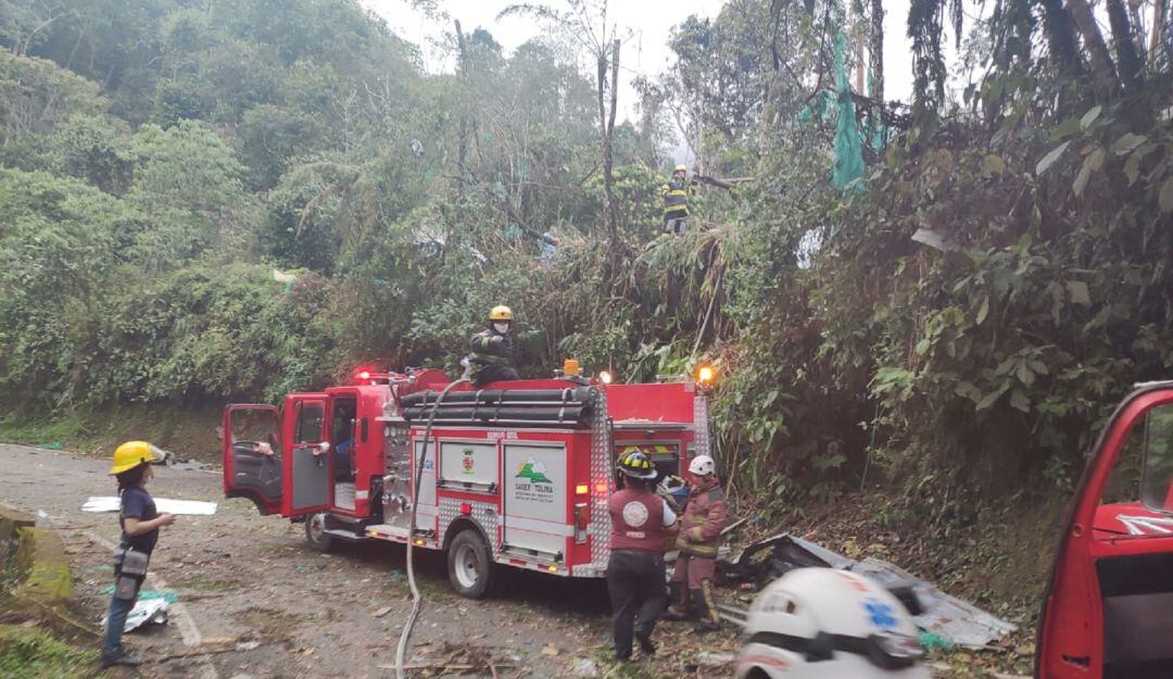 Los organismos de socorro atendieron la emergencia. 