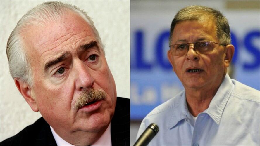 Andrés Pastrana y Rodrigo Granda. Foto: Colprensa