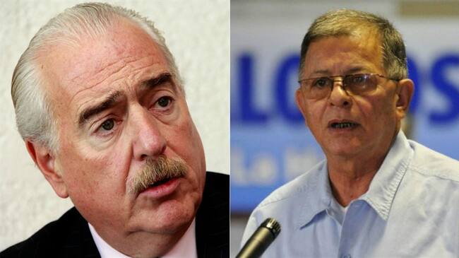 Andrés Pastrana y Rodrigo Granda. Foto: Colprensa